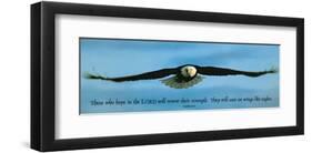 Inspirational - Eagle-null-Framed Art Print