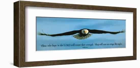 Inspirational - Eagle-null-Framed Art Print