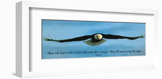 Inspirational - Eagle-null-Framed Art Print