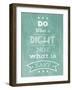 Inspirational Life Quote-kjpargeter-Framed Art Print