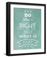 Inspirational Life Quote-kjpargeter-Framed Art Print