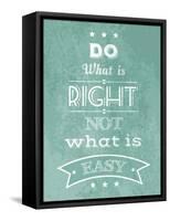 Inspirational Life Quote-kjpargeter-Framed Stretched Canvas