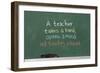 Inspirational Phrase For Teacher Appreciation-Savannah1969-Framed Art Print