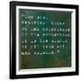 Inspirational Quote By Albert Einstein On Earthy Green Background-nagib-Framed Art Print