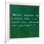 Inspirational Quote By Confucius On Earthy Background-nagib-Framed Premium Giclee Print