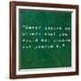 Inspirational Quote By Confucius On Earthy Background-nagib-Framed Art Print