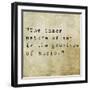 Inspirational Quote By Confucius On Earthy Background-nagib-Framed Art Print