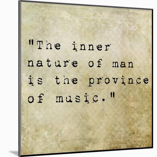 Inspirational Quote By Confucius On Earthy Background-nagib-Mounted Art Print