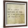 Inspirational Quote By Confucius On Earthy Background-nagib-Framed Art Print