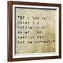 Inspirational Quote By Confucius On Earthy Background-nagib-Framed Art Print