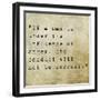 Inspirational Quote By Confucius On Earthy Background-nagib-Framed Art Print