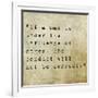 Inspirational Quote By Confucius On Earthy Background-nagib-Framed Art Print