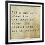 Inspirational Quote By Confucius On Earthy Background-nagib-Framed Art Print