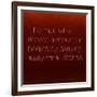 Inspirational Quote by Confucius on Earthy Background-nagib-Framed Premium Giclee Print