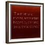 Inspirational Quote by Confucius on Earthy Background-nagib-Framed Premium Giclee Print