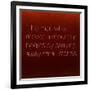 Inspirational Quote by Confucius on Earthy Background-nagib-Framed Art Print