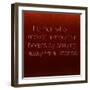 Inspirational Quote by Confucius on Earthy Background-nagib-Framed Art Print