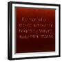 Inspirational Quote by Confucius on Earthy Background-nagib-Framed Art Print