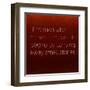 Inspirational Quote by Confucius on Earthy Background-nagib-Framed Art Print