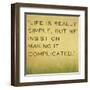 Inspirational Quote by Confucius on Earthy Background-nagib-Framed Art Print