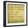 Inspirational Quote by Confucius on Earthy Background-nagib-Framed Art Print