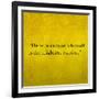 Inspirational Quote By Confucius On Earthy Background-nagib-Framed Premium Giclee Print