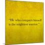 Inspirational Quote By Confucius On Earthy Background-nagib-Mounted Premium Giclee Print