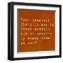 Inspirational Quote By Confucius On Earthy Background-nagib-Framed Art Print