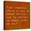 Inspirational Quote By Confucius On Earthy Background-nagib-Stretched Canvas