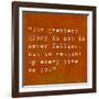 Inspirational Quote By Confucius On Earthy Background-nagib-Framed Art Print