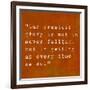 Inspirational Quote By Confucius On Earthy Background-nagib-Framed Premium Giclee Print