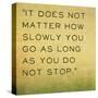 Inspirational Quote by Confucius on Earthy Background-nagib-Stretched Canvas