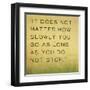 Inspirational Quote by Confucius on Earthy Background-nagib-Framed Art Print