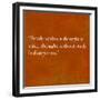 Inspirational Quote By Confucius On Earthy Background-nagib-Framed Premium Giclee Print