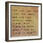 Inspirational Quote By Confucius On Earthy Background-nagib-Framed Art Print