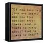 Inspirational Quote By Confucius On Earthy Background-nagib-Framed Stretched Canvas