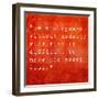 Inspirational Quote By Confucius On Earthy Background-nagib-Framed Art Print