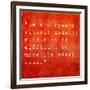 Inspirational Quote By Confucius On Earthy Background-nagib-Framed Art Print