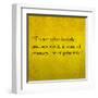 Inspirational Quote By Confucius On Earthy Background-nagib-Framed Art Print