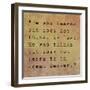 Inspirational Quote By Confucius On Earthy Background-nagib-Framed Art Print