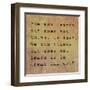 Inspirational Quote By Confucius On Earthy Background-nagib-Framed Art Print