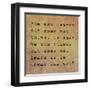 Inspirational Quote By Confucius On Earthy Background-nagib-Framed Art Print