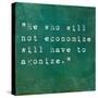 Inspirational Quote By Confucius On Earthy Background-nagib-Stretched Canvas