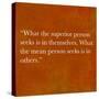 Inspirational Quote By Confucius On Earthy Background-nagib-Stretched Canvas