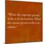 Inspirational Quote By Confucius On Earthy Background-nagib-Mounted Art Print