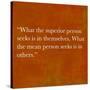 Inspirational Quote By Confucius On Earthy Background-nagib-Stretched Canvas