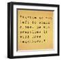 Inspirational Quote By Confucius On Earthy Background-nagib-Framed Art Print