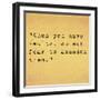 Inspirational Quote By Confucius On Earthy Background-nagib-Framed Art Print