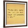 Inspirational Quote By Confucius On Earthy Background-nagib-Framed Art Print