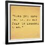 Inspirational Quote By Confucius On Earthy Background-nagib-Framed Art Print